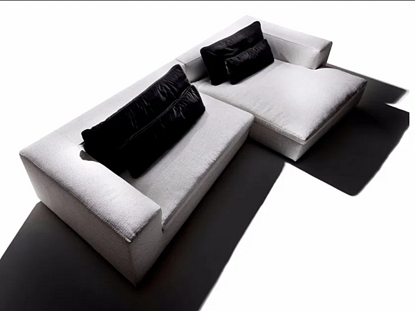 Sectional fabric sofa with chaise longue ERBA ITALIA DAVID factory ERBA ITALIA from Italy. Foto №2