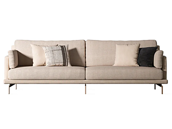 Four-Seater Fabric and Nubuck Sofa Cocoon CPRN HOMOOD C337