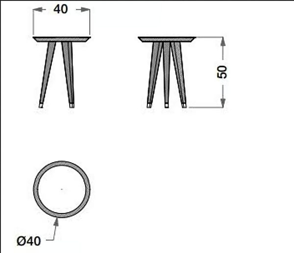 Wooden and Ceramic Outdoor High Side Table CPRN HOMOOD OD1043, OD1044 factory CPRN HOMOOD from Italy. Foto №4