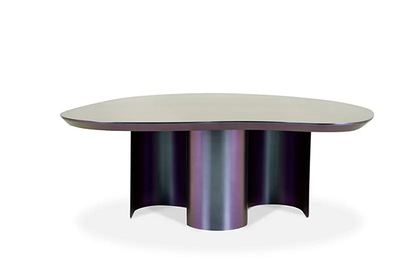 Painted metal coffee table North Light low small Adrenalina TVL105066, TVL105064, TVL105065 factory ADRENALINA from Italy. Foto №2