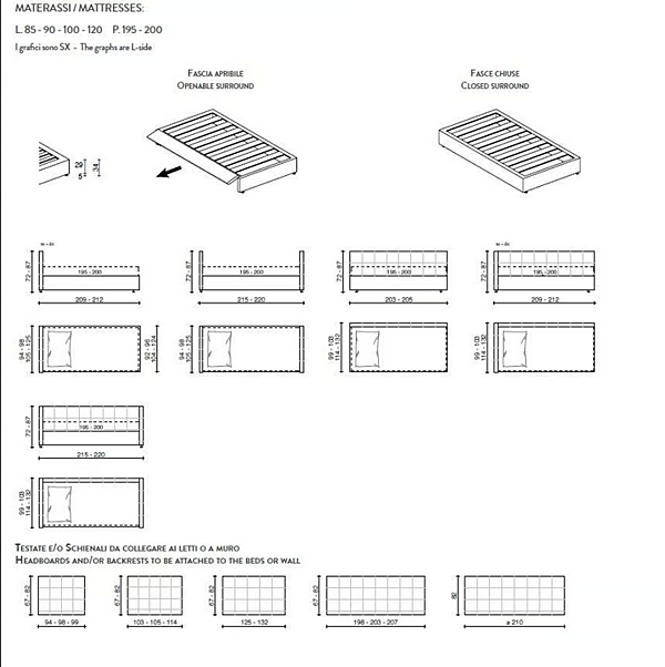 Two Seater Sofa Bed in Fabric with Soft Backrest Duomo Design Mono factory Duomo Design from Italy. Foto №10