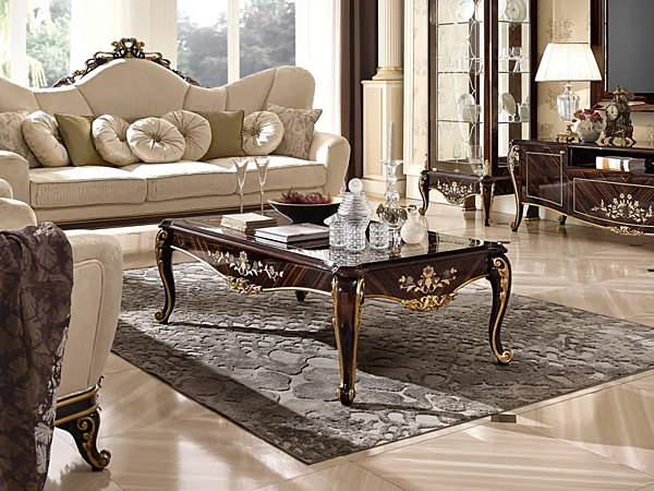 Rectangular coffee table Ricasoli A.R. Arredamenti 925 factory A.R.ARREDAMENTI SRL from Italy. Foto №3