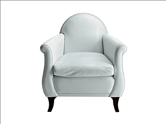 Armchair Lyra upholstered back Poltrona Frau factory POLTRONA FRAU from Italy