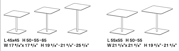 Square wooden coffee table Kristalia Tag Collection factory Kristalia from Italy. Foto №3