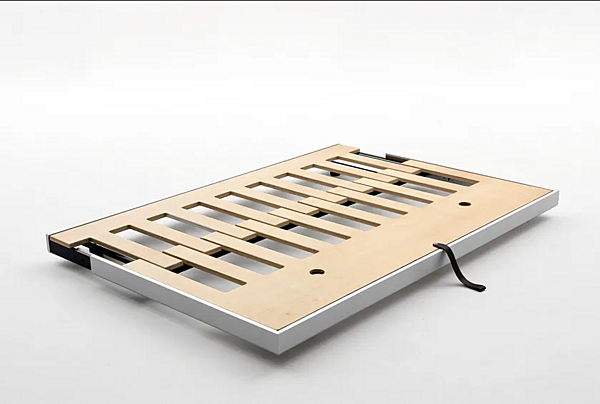 Fabric Sofa Bed with Upholstered Back Saba Bed Breakfast factory SABA from Italy. Foto №8