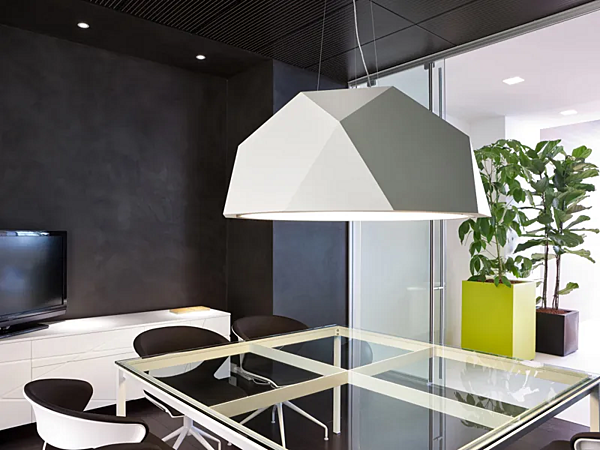 Aluminium pendant lamp Fabbian Crio factory Fabbian from Italy. Foto №31