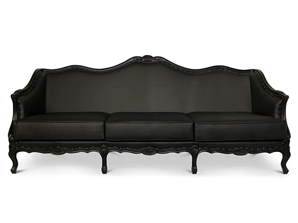 Three-Seater Leather Sofa Ottawa BRABBU factory BRABBU from Italy. Foto №2
