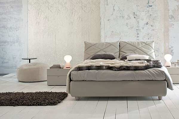 Bed TWILS Blanca 11312578N factory TWILS (VENETA CUSCINI) from Italy. Foto №5