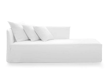 Fabric day bed with removable cover Gervasoni Ghost 30 L R Fabric day bed with removable cover Gervasoni Ghost 30 L R factory Gervasoni from Italy