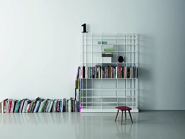 Freestanding Iron Bookcase Leyva Saba factory SABA from Italy. Foto №2