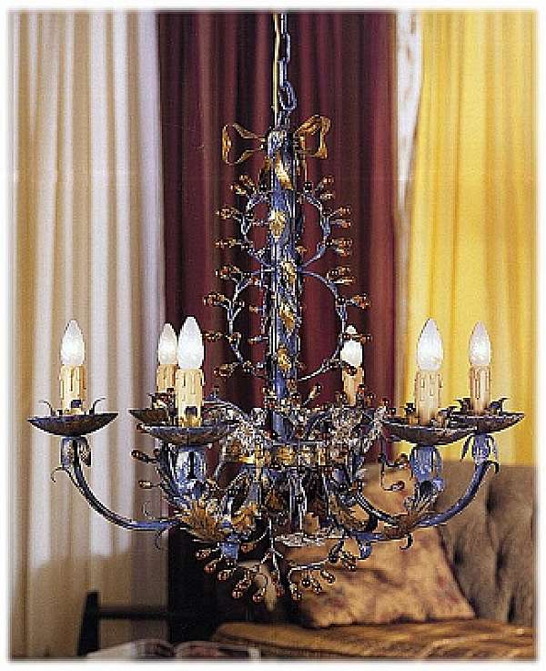 Chandelier MECHINI L219/6 factory MECHINI from Italy. Foto №1