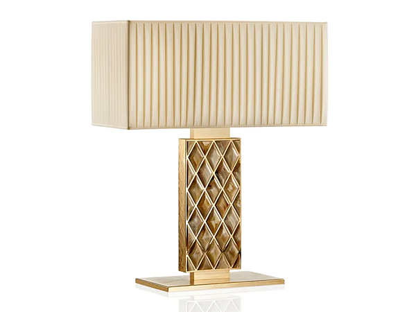 24k Gold Plated Brass Table Lamp ARCAHORN Saba 1722 1722 factory ARCAHORN from Italy. Foto №1