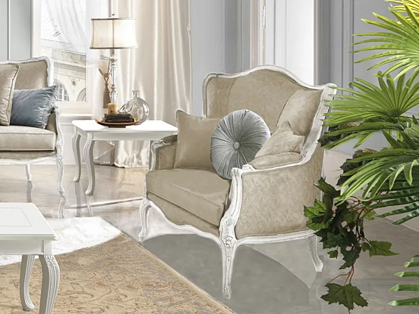 Armchair with armrests fabric Giulietta CASA +39 3906/3706 factory CASA +39 from Italy. Foto №1