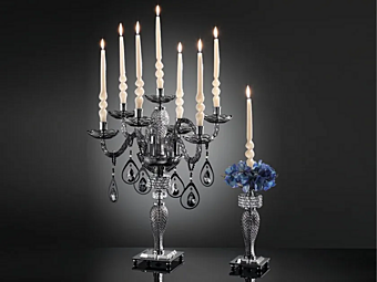 Candle holder with Swarovski crystals Euroluce Lampadari TooChic Candle holder with Swarovski crystals Euroluce Lampadari TooChic factory EUROLUCE LAMPADARi from Italy
