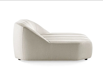Fabric chaise longue with soft back Cloud Gallotti&Radice Fabric chaise longue with soft back Cloud Gallotti&Radice factory Gallotti & Radice from Italy