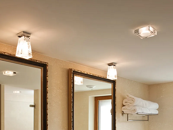 Crystal ceiling lamp Vicky Fabbian factory Fabbian from Italy. Foto №2