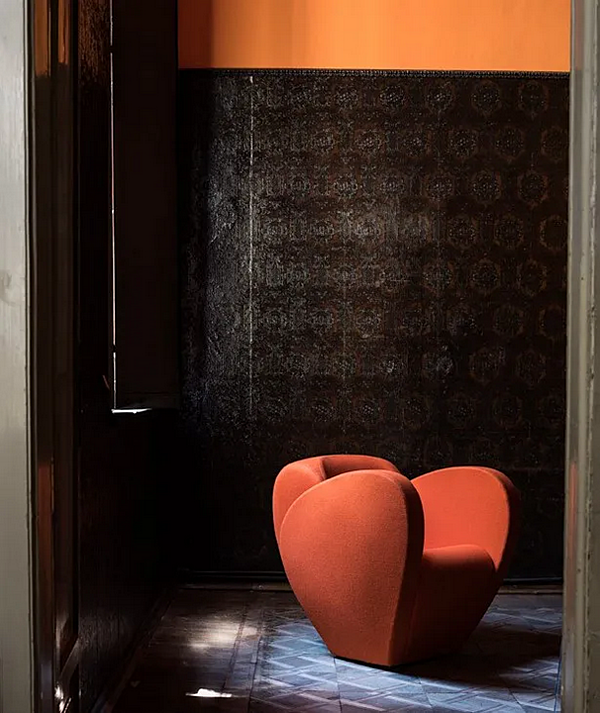 Polyester Easy Chair with Armrests Moroso Size Ten factory Moroso from Italy. Foto №4