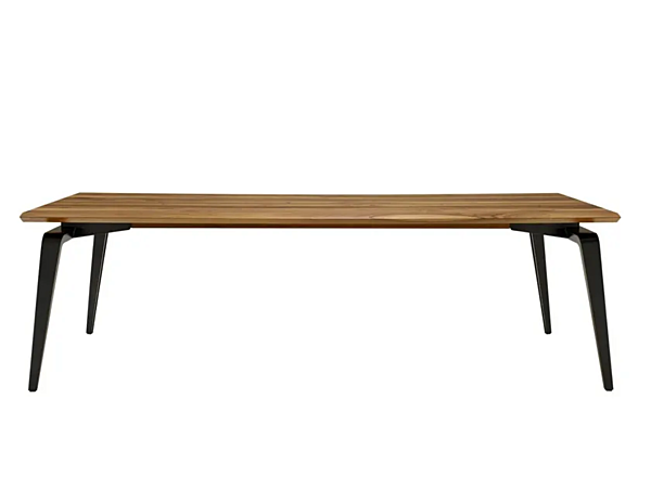 Rectangular walnut dining table LIGNE ROSET Odessa 005HEW8N-0050W47N factory LIGNE ROSET from Italy. Foto №1