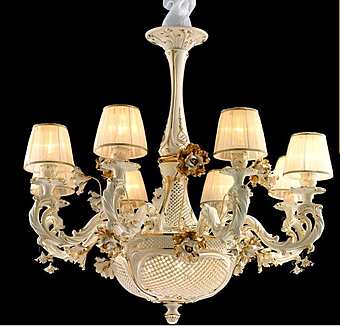 Chandelier LORENZON (F.LLI LORENZON) LL.10/AVO/F/4PA/8F factory LORENZON (F.LLI LORENZON) from Italy