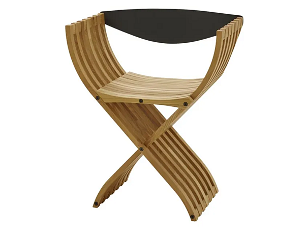 Folding Beech Chair Curule LIGNE ROSET 10262793-10262796 factory LIGNE ROSET from Italy. Foto №1