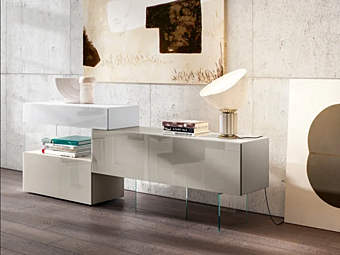 Modular Sideboard 36E8 09966 LAGO Collection factory LAGO from Italy