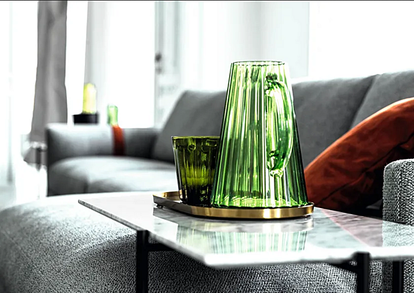 Rectangular marble side table BertO King factory BertO from Italy. Foto №4