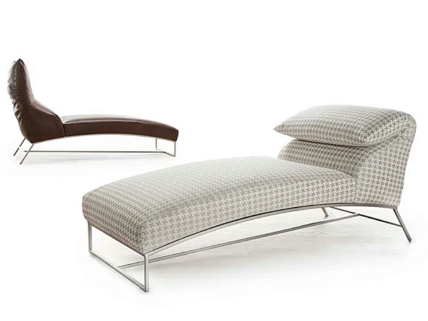 Upholstered chaise longue Forever Young ERBA ITALIA factory ERBA ITALIA from Italy. Foto №1