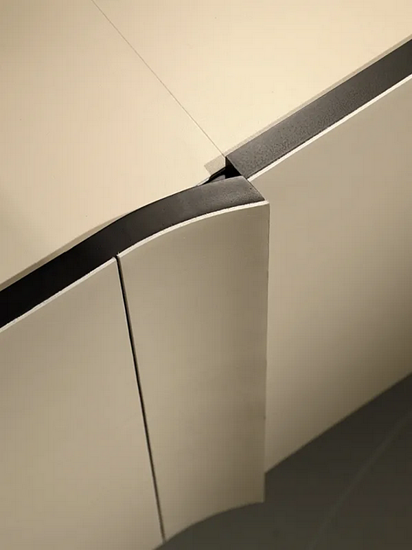 Tanned Leather Sideboard with Doors i 4 Mariani Papier factory i 4 Mariani from Italy. Foto №5
