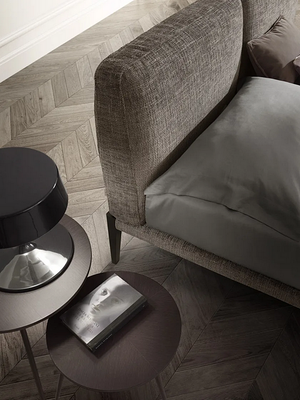 Double bed with upholstered headboard Duomo Design Lera Dream factory Duomo Design from Italy. Foto №7
