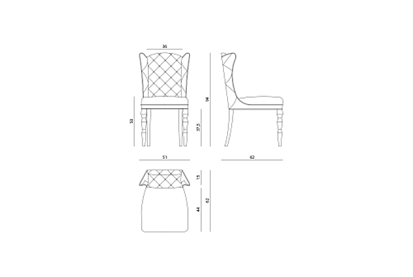 Chair VISIONNAIRE (IPE CAVALLI) SIEGFRID factory VISIONNAIRE (IPE CAVALLI) from Italy. Foto №3