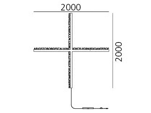 LED wall lamp in aluminium and steel Hsiang Artemide 0201030A factory Artemide from Italy. Foto №4