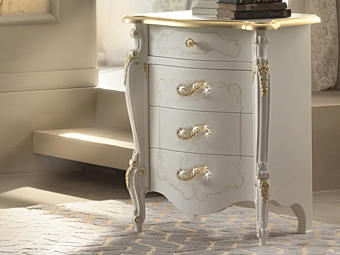 Wooden bedside table with drawers CASA +39 Rossini 2506 factory CASA +39 from Italy