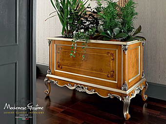 Solid Wood Plant Pot 12667 Modenese Luxury Interiors factory MODENESE GASTONE from Italy