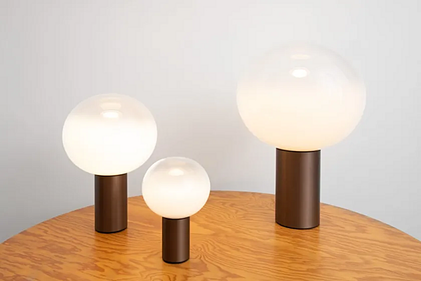 LED table lamp made of blown glass Laguna Artemide factory Artemide from Italy. Foto №7