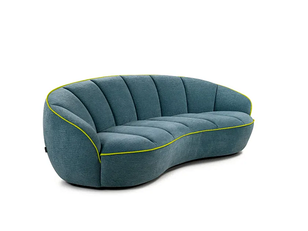 3-seater fabric sofa with soft back Egoitaliano Shai factory Egoitaliano from Italy. Foto №2