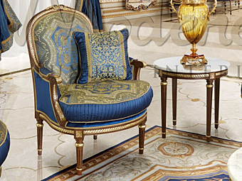 Fabric Armchair with Armrests Modenese Luxury Interiors 14463 14463