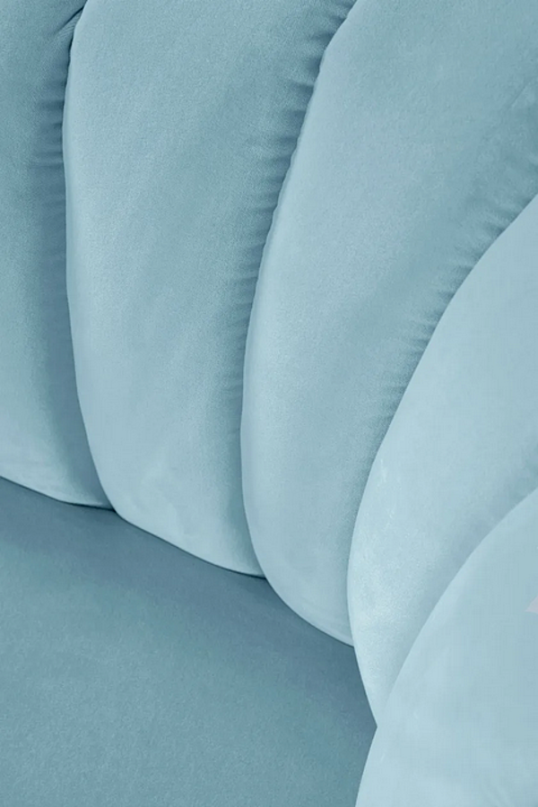 3-seater velvet sofa with soft back BRABBU OREAS factory BRABBU from Italy. Foto №8
