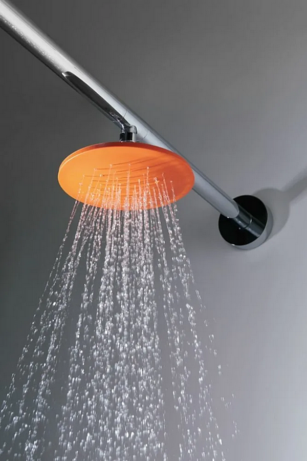 Wall Mounted Round Rubber Shower AGAPE KAA factory Agape from Italy. Foto №2