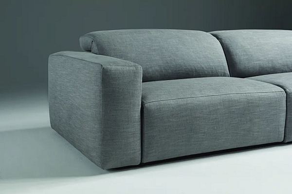 3-seater fabric sofa with removable cover Beverly Egoitaliano factory Egoitaliano from Italy. Foto №3