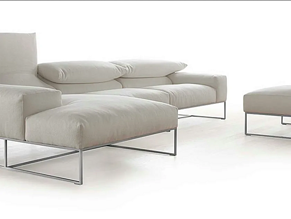 Recliner Sectional Sofa in Fabric ERBA ITALIA Forever Young Collection factory ERBA ITALIA from Italy. Foto №3