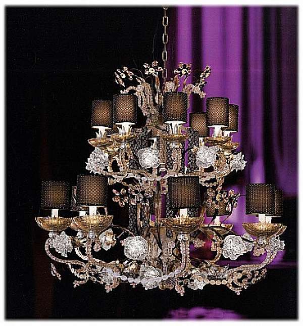 Chandelier MECHINI L277/16 factory MECHINI from Italy. Foto №1