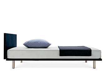 Height Adjustable Double Bed in Fabric or Leather ZANOTTA Milano