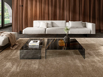 Low glass coffee table LAGO Upglass Low glass coffee table LAGO Upglass factory LAGO from Italy