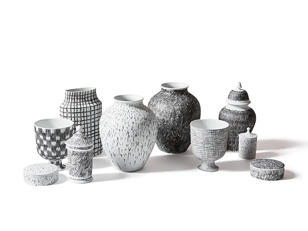 Porcelain vase Post Scriptum CASSINA factory CASSINA from Italy. Foto №3