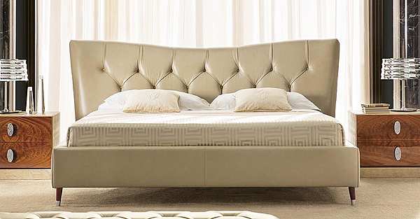 Bed ANGELO CAPPELLINI Opera OSIRIDE 44500 factory ANGELO CAPPELLINI from Italy. Foto №1