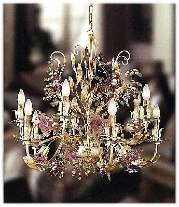 Chandelier MECHINI L283/10 factory MECHINI from Italy. Foto №1