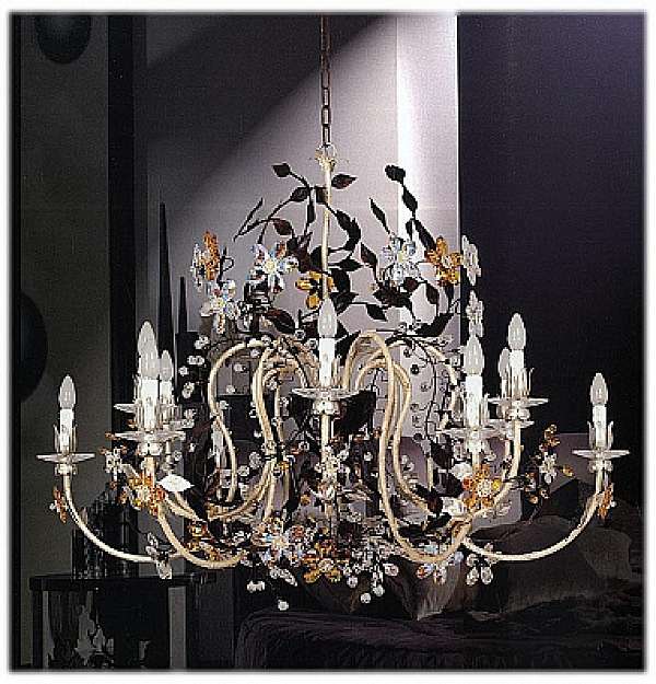 Chandelier MECHINI L267/12	BIS factory MECHINI from Italy. Foto №1