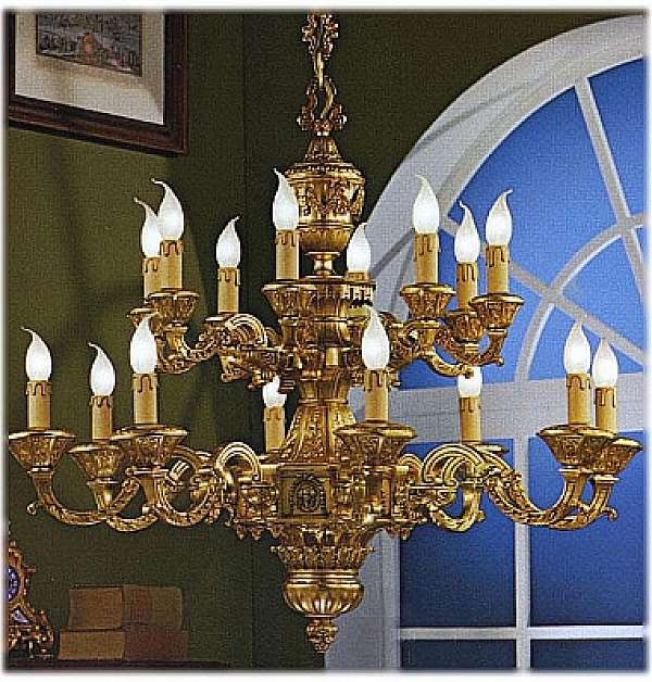 Chandelier FBAI 3000/8+8 factory FBAI from Italy. Foto №1