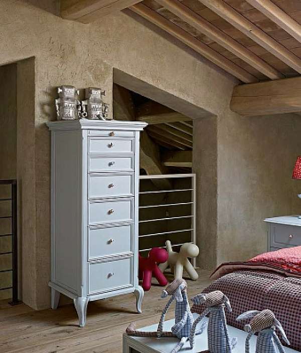 Chest of drawers VOLPI 2843 factory VOLPI from Italy. Foto №1