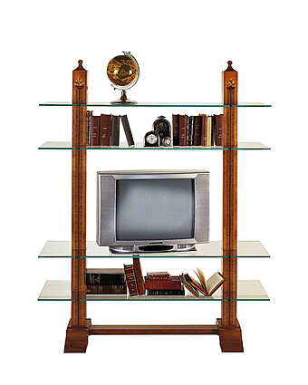 Divider bookcase in wood CARPANELLI Fiordiloto factory CARPANELLI from Italy